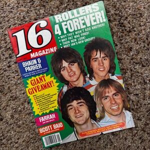 Vintage 16 Magazine September 1977 Bay City Rollers Shaun Cassidy Scott Baio